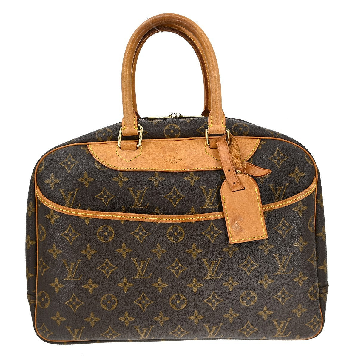 Louis Vuitton Deauville Handbag Monogram Canvas 34 - image 1