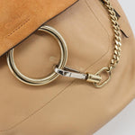 Chloe Faye Backpack Suede with Applique Mini - image 17