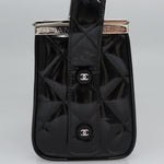 Chanel Vintage Metal Box Bag Quilted patent - image 4