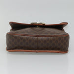Celine Vintage Macadam Circle Logo Shoulder Bag Canvas and Leather - image 14