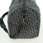 Christian Dior Vintage Trotter Boston Bag Diorissimo Canvas Medium - image 4