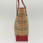 Burberry Nova Check Tote Nylon and Leather - image 4