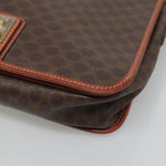 Celine Vintage Macadam Shoulder Bag Canvas and Leather - image 8