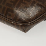 Fendi Mania Logo Waist Bag Zucca Coated Canvas - image 11