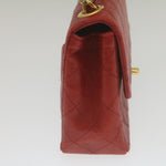 Chanel Vintage Square Chain Handle Flap Bag Quilted Lambskin Mini - image 4