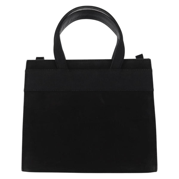 Salvatore Ferragamo Convertible Vara Bow Tote Suede Small