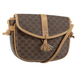 Celine Vintage Macadam Shoulder Bag Canvas and Leather - image 1