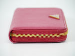 Prada Zip Around Tab Wallet Saffiano Leather Long - image 10