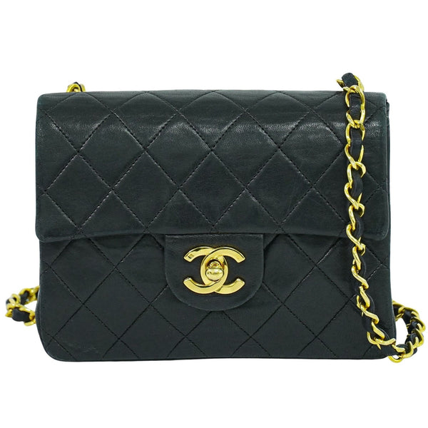 Chanel Vintage Square Classic Single Flap Bag Quilted Leather Medium - image 1