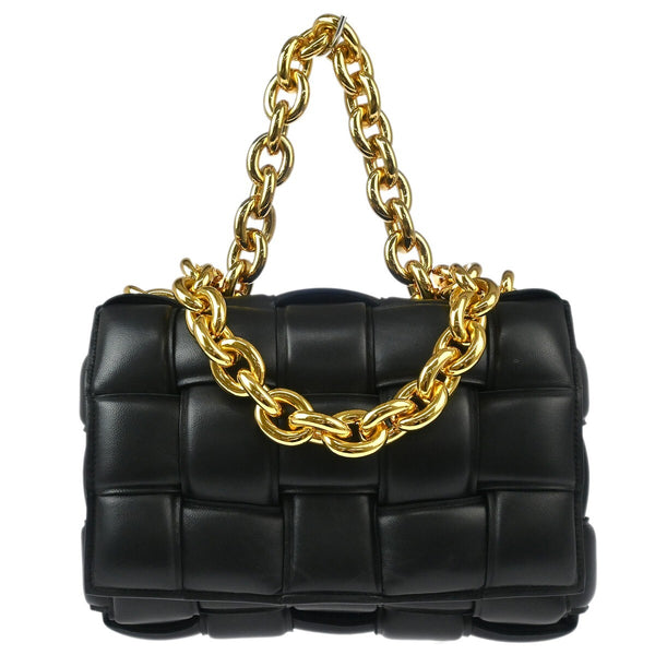 Bottega Veneta Cassette Chain Crossbody Bag Padded Maxi Intrecciato Leather - image 1