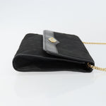 Christian Dior Vintage CD Chain Flap Shoulder Bag Diorissimo Canvas Small - image 3