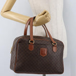 Celine Vintage Macadam Handbag Canvas and Leather - image 14