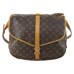 Louis Vuitton Saumur Handbag Monogram Canvas 35 - image 17