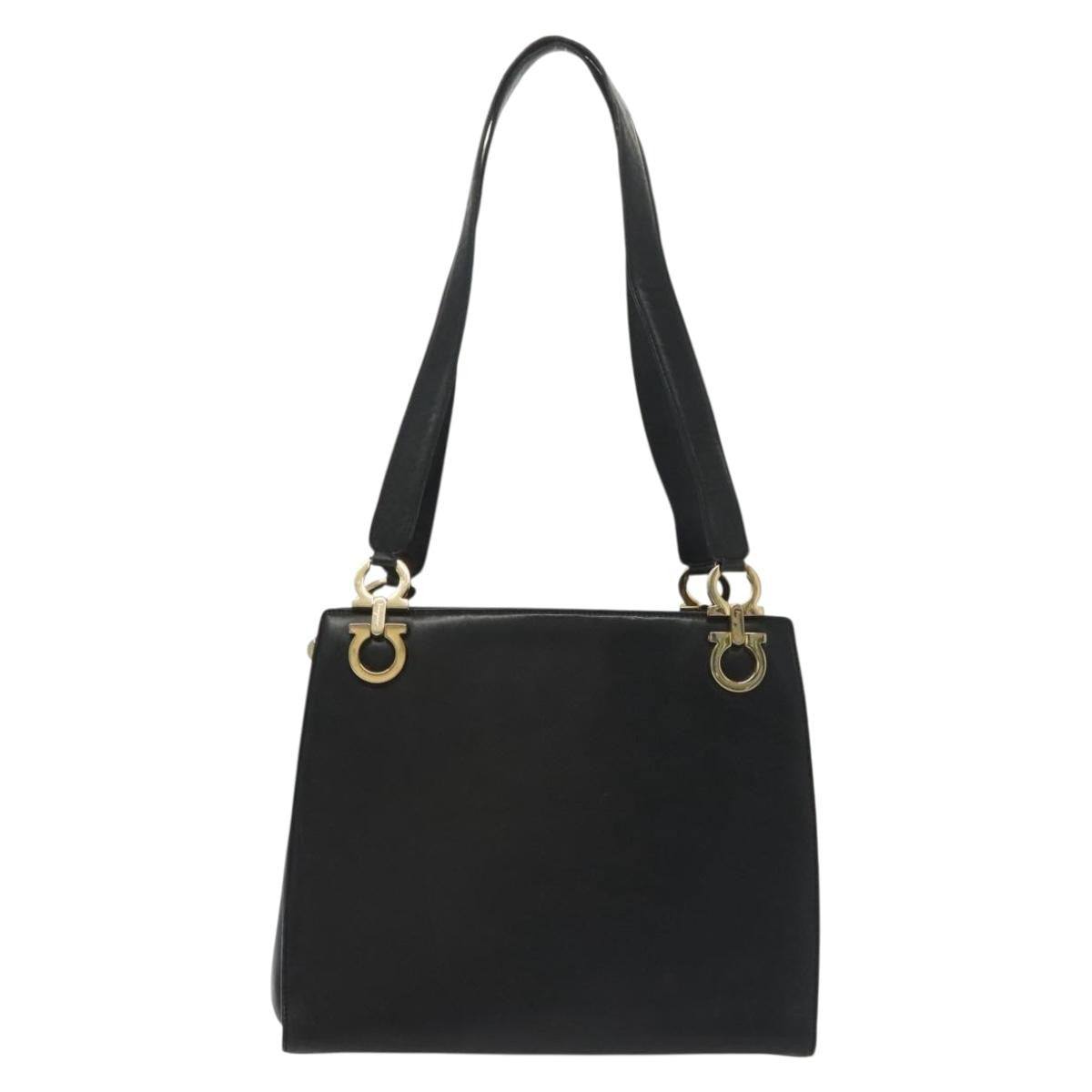 Salvatore Ferragamo Gancini Shoulder Bag Leather - image 1