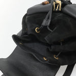 Gucci Vintage Bamboo Backpack Suede and Leather - image 18