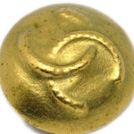 Chanel Vintage CC Round Clip-On Earrings Metal Small - image 3