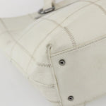 Chanel Square Stitch Tote Quilted Leather Medium - image 15