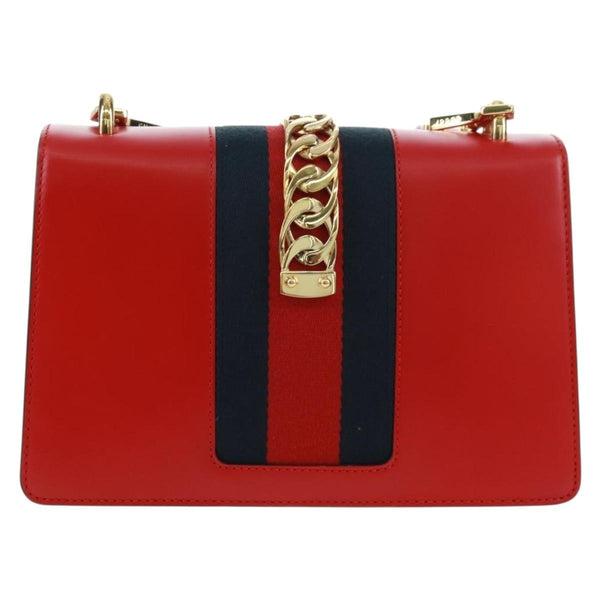 Gucci Sylvie Shoulder Bag Leather Small