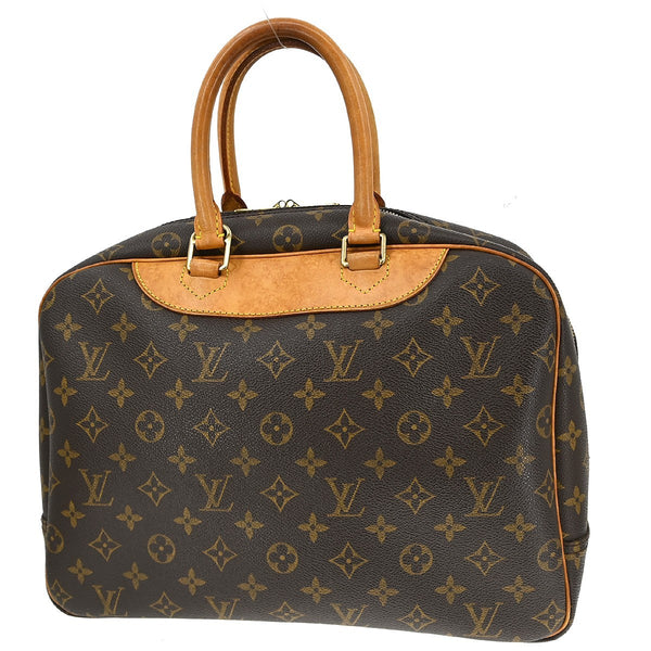 Louis Vuitton Deauville Handbag Monogram Canvas 34