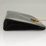 Salvatore Ferragamo Vintage Gancini Chain Shoulder Bag Patent Leather - image 3