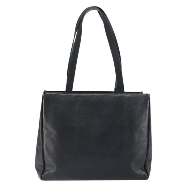 Salvatore Ferragamo Vintage Vara Bow Tote Lizard Embossed Leather Medium