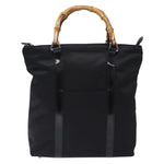 Gucci Vintage Bamboo Handle Tote Nylon - image 20
