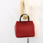 Gucci Vintage Bamboo Handle Bag Leather Small - image 13
