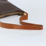 Celine Vintage Macadam Shoulder Bag Canvas and Leather - image 8
