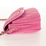 Chanel Flap Messenger Bag Quilted Denim Small - image 3