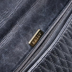 Bally Vintage Flap Handbag Quilted Leather - image 6