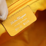 Salvatore Ferragamo Gancini handbag Canvas and Leather - image 6
