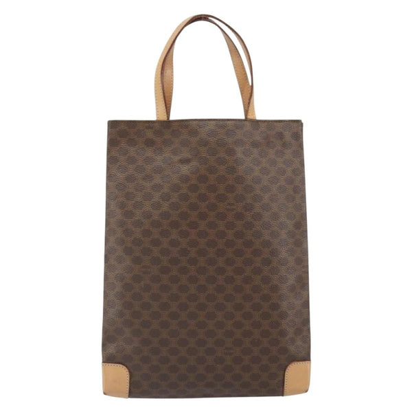 Celine Vintage Macadam Tote bag Canvas and Leather