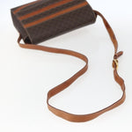 Celine Vintage Macadam Shoulder Bag Canvas and Leather - image 8