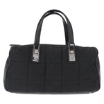 Chanel Square Stitch Boston Bag Quilted Nylon Large - image 1