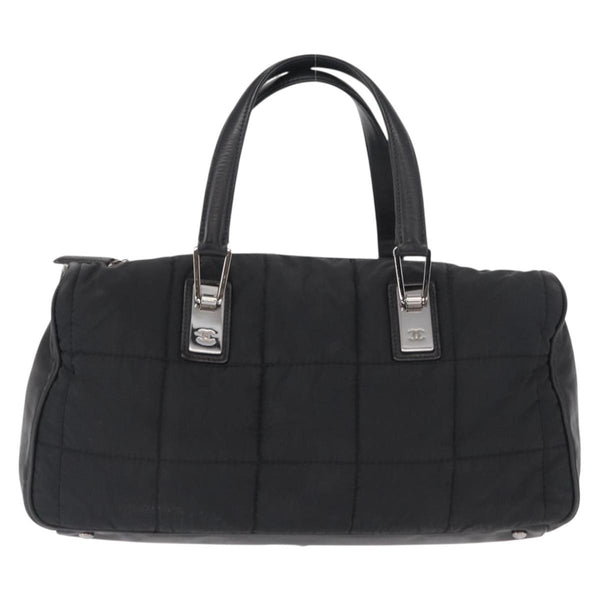 Chanel Square Stitch Boston Bag Quilted Nylon Large - image 1