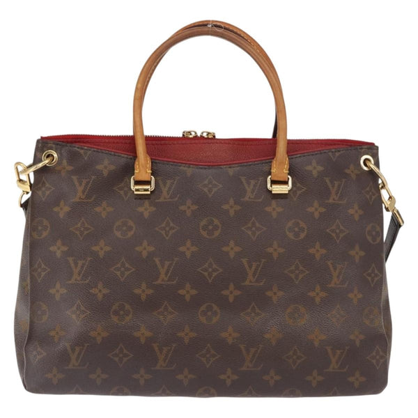 Louis Vuitton Pallas Tote Monogram Canvas with Leather BB