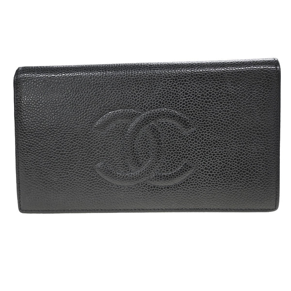 Chanel Timeless CC French Wallet Caviar Long - image 1