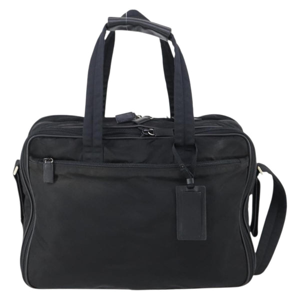 Prada Porta Computer Briefcase Tessuto and Saffiano Leather Medium