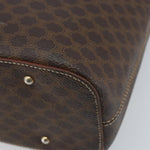 Celine Vintage Macadam Shoulder Bag Canvas and Leather - image 9
