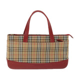 Burberry Nova Check Handbag Leather and Nylon - image 1