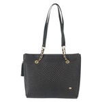 Bally Vintage Chain Shoulder Bag Quilted Leather - image 18