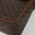 Celine Vintage Macadam Circle Logo Shoulder Bag Canvas and Leather - image 8