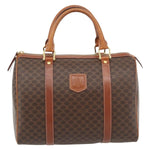 Celine Vintage Macadam Boston bag Canvas and Leather - image 13