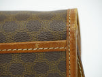 Celine Vintage Macadam Shoulder Bag Canvas and Leather - image 13