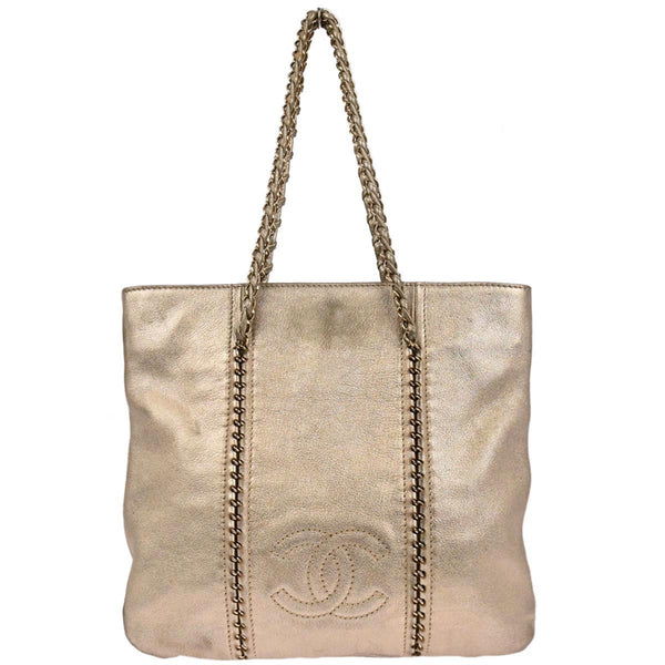 Chanel Luxe Ligne Zipped Tote Leather Large - image 1