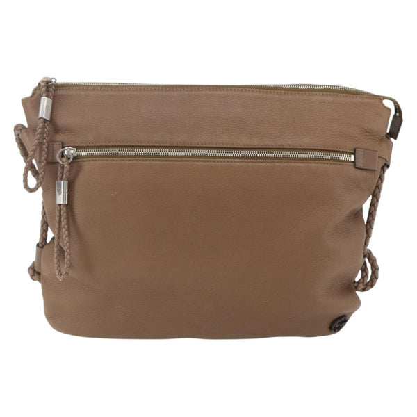 Gucci Braided Strap Zip Messenger Leather Medium - image 1
