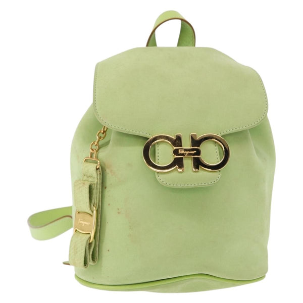 Salvatore Ferragamo Gancini Backpack Suede - image 1