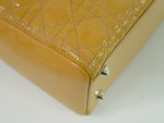 Christian Dior Vintage Lady Dior Bag Cannage Quilt Patent Medium - image 9
