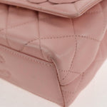 Chanel Vintage Camellia Flap Bag Quilted Lambskin Micro - image 12