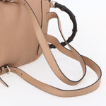 Gucci Vintage Bamboo Backpack Leather - image 17